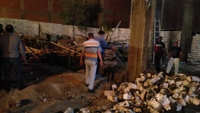 تنفيذ إزالة فورية والتحفظ على أدوات البناء بحي غرب أسيوط