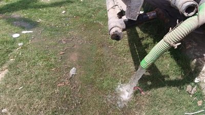 غلق كورنيش كفر شكر وغرق الحدائق بالمياه لمنع تجمعات للمواطنين (صور) 