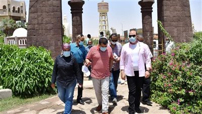 محافظ أسوان: تطوير شامل للحدائق وطرحها بفكر استثماري