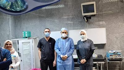 بنها الجامعي ينقذ حياة طفل عمره 10 أشهر ابتلع 