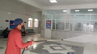 حملة تطهير لمنشآت طبية عامة بشرق الإسكندرية  
