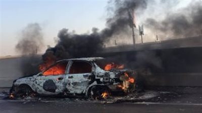 مقهى متحرك.. الأمن يكشف تفاصيل اشتعال النيران بسيارة في بولاق