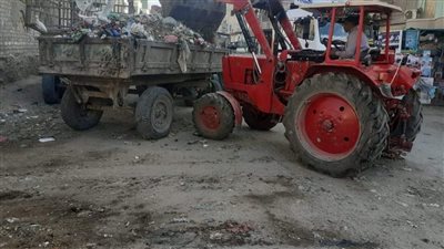 رفع 400 طن قمامة وأتربة بالفيوم