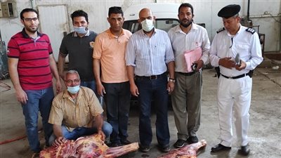ضبط كمية كبيرة من اللحوم والأسماك غير الصالحة للاستهلاك الآدمي بالمنوفية