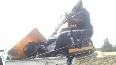 مصرع وإصابة 5 أشخاص بينهم طفلة في حادث سير بالشرقية (صور)