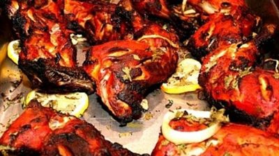 طريقة عمل سريعة لدجاج التندوري على الإفطار 