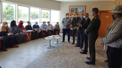 فرق متحركة لتطعيم مرضى الأورام بلقاح كورونا بمركز القوات المسلحة بالزقازيق (صور)