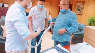 مستشفى عزل كفر الزيات تتلقى تبرعات طبية من شباب الأطباء لعلاج مرضى كورونا
