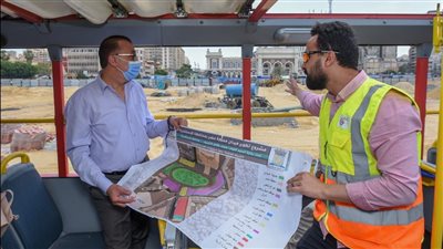 تكلفته 227 مليون جنيه.. محافظ الإسكندرية يشهد بدء أعمال الحفر بميدان محطة مصر