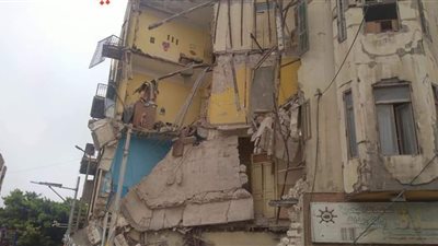 انهيار عقار آيل للسقوط باللبان بالإسكندرية دون وقوع إصابات