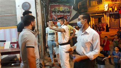 تحرير 159 محضرًا للمخالفين لقرار الغلق من أصحاب المحال والمقاهي بكفر الشيخ