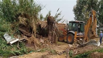 إزالة 80 حالة تعدٍّ على أملاك الدولة خلال حملة بدمياط