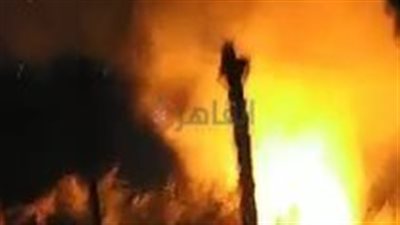 حريق هائل بمبنى هندسة ري المنشأة بسوهاج (صور)