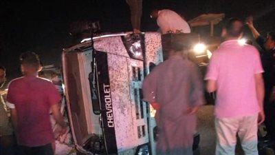 إصابة 13 شخص في حادث مروع بين 3 سيارات بالشرقية