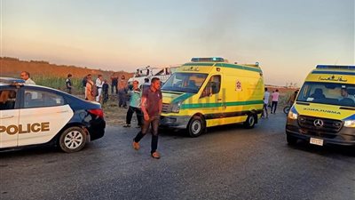 ارتفاع حصيلة مصابي حادث انقلاب سيارة على 