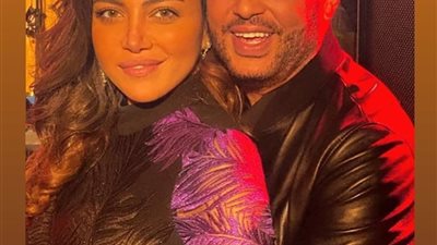 رسالة رومانسية من محمد حلاوة لـ ريهام حجاج: كل سنة وأنتِ متألقة (صورة)