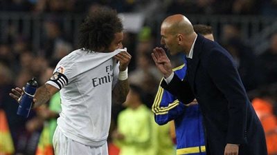 ريال مدريد يكشف حقيقة نشوب شجار بين زيدان ومارسيلو في غرفة الملابس