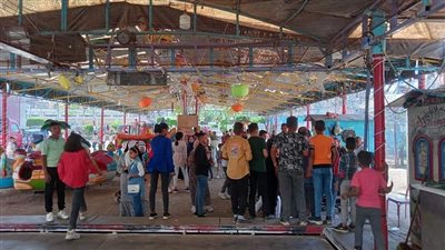 الأمن يداهم ملاهي أطفال مخالف بإمبابة ويتحفظ على 11 لعبة