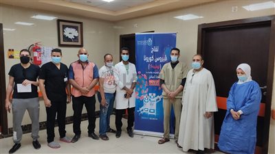 بدء تطعيم المواطنين بلقاح كورونا بمستشفى إسنا  جنوب الأقصر (صور)