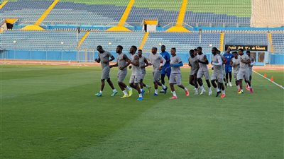 أنيمبا يختتم تدريباته استعدادًا لمواجهة بيراميدز