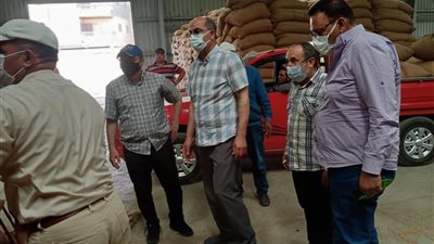 محافظ الدقهلية يتابع عمليات توريد 178 ألف طن قمح بالشون والصوامع (صور)
