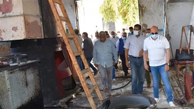 محافظ أسوان يتابع السيطرة على حريق محدود بمحطة بلانة الرئيسية للري بنصر النوبة 