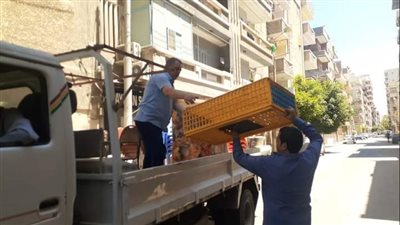 رفع 776 حالة إشغال طريق بعدد 5 مراكز بالبحيرة