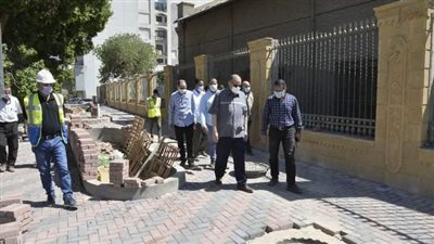 محافظ أسيوط يتابع أعمال تطوير سور محطة المياه التشيكي بكورنيش النيل