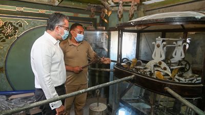 وزير السياحة والآثار يتفقد مستجدات أعمال الترميم بقلعة صلاح الدين الأيوبي 