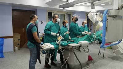 إجراء 9 عمليات قسطرة قلبية في 