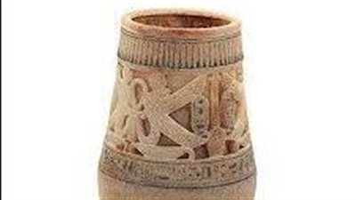 مصدر بالآثار يكشف كواليس ترميم  إناء من الألباستر لتوت عنخ آمون (خاص)