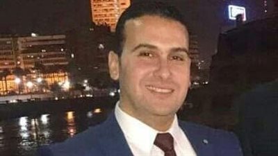 تشييع جثمان ضابط مرور القاهرة من مسجد العليمي بطوخ