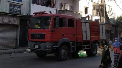 نشوب حريق بشقة سكنية بمدينة نجع حمادي في قنا (صور)