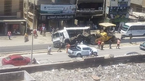 انقلاب سيارة نقل