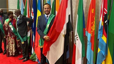 محمد حلاوة وكيل لجنة الصناعة بمجلس الشيوخ يحلف اليمين عضوًا بالبرلمان الإفريقي