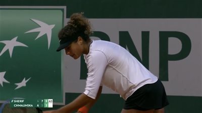 ميار الشريف تتأهل إلى الدور الثاني ببطولة رولان جاروس للتنس