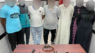 بينهم سيدتان.. القبض على 7 أشخاص لشروعهم في قتل شخص أخذا بالثأر بمصر الجديدة