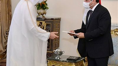 رئاسة الجمهورية: تكثيف التشاور والتنسيق المشترك بين مصر وقطر لتعزيز العلاقات الثنائية