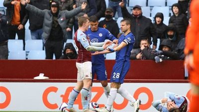 رسميًا.. إلغاء طرد أزبيليكويتا أمام أستون فيلا في الدوري الإنجليزي