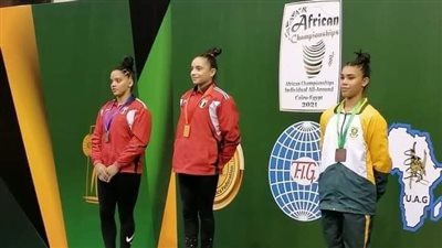 زينة إبراهيم لاعبة منتخب مصر للجُمباز تتأهل لأولمبياد طوكيو  