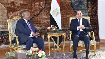 السيسي: المباحثات المصرية الجيبوتية تأتي في ظروف استثنائية بمنطقة القرن الإفريقي