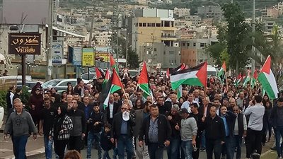 استشهاد فلسطيني وإصابة 10 في تظاهرة ضد الاحتلال في نابلس 