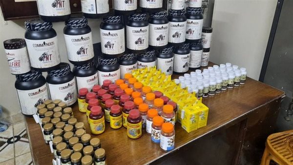 جزء من المضبوطات