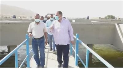 محافظ أسيوط يتفقد محطة معالجة صرف صحي المشايعة 