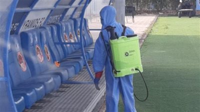 تعقيم جميع منشآت نادي بيراميدز بعد تزايد حالات كورونا (صور)