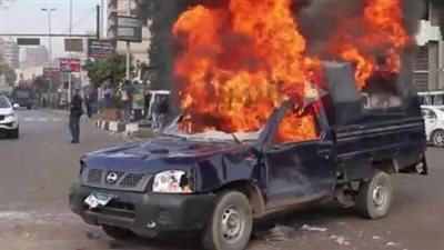 اليوم.. الحكم في إعادة محاكمة متهم بحرق سيارتي شرطة بمصر القديمة