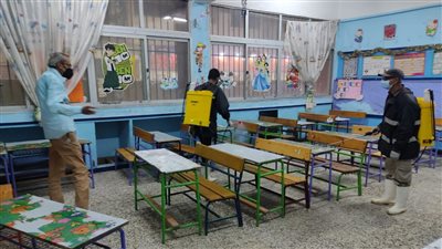 التعليم توجه المديريات بتعقيم لجان الامتحانات قبل بدء اختبارات صفوف النقل