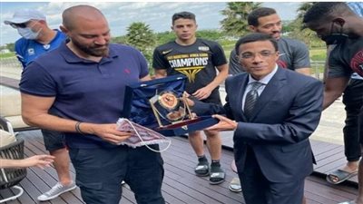 سفير مصر في رواندا يكرم بعثة السلة الزمالك