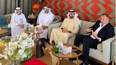 رئيس الاتحاد الإماراتي لكرة القدم يستقبل 