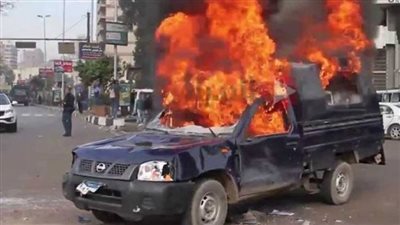 المشدد 3 سنوات لمتهم بحرق سيارتي شرطة بمصر القديمة